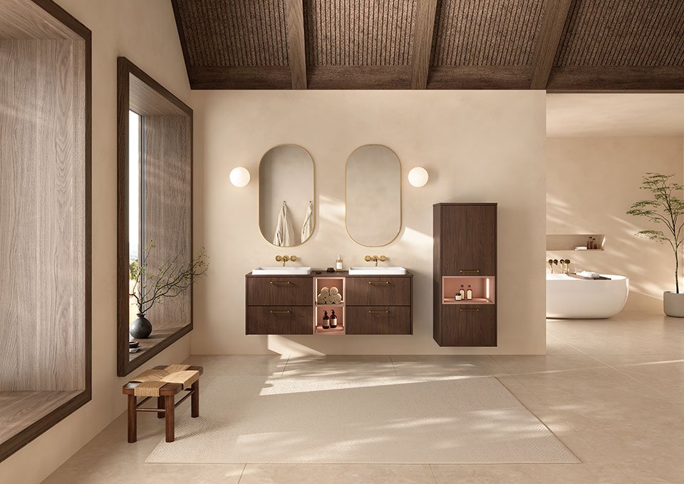 Salle de bains sur mesure — réalisation Culinae Conceptions
